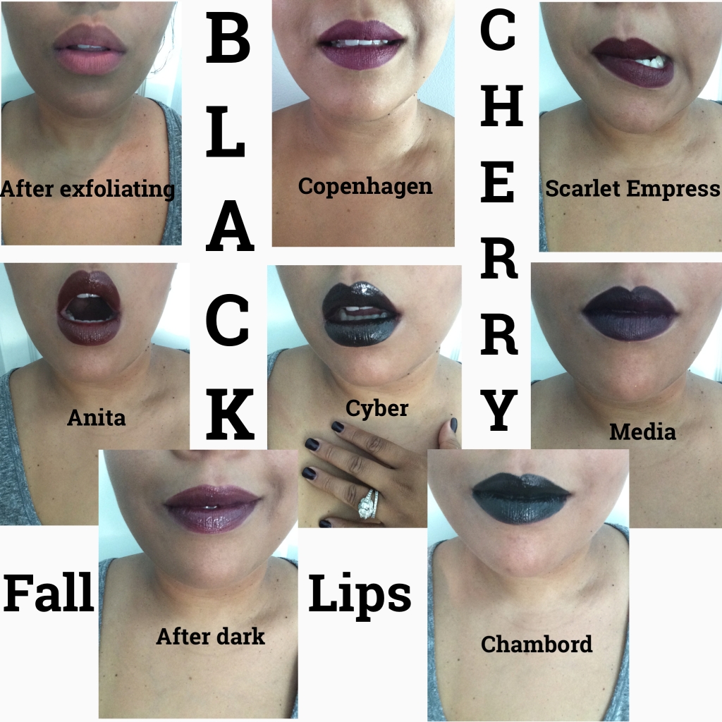 Fall Lips // Shades of Black Cherry 